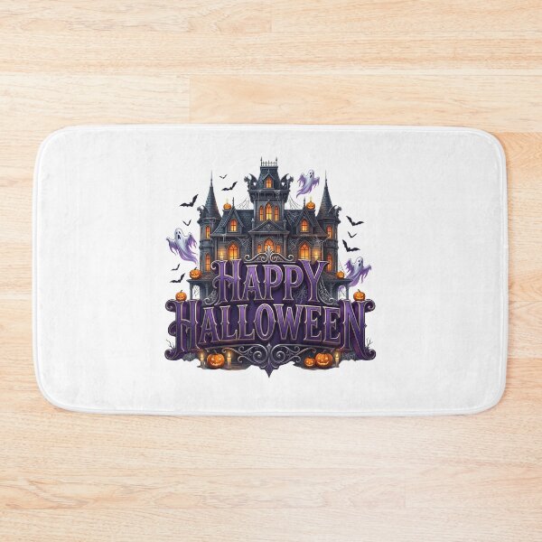 Item preview, Spooky Happy Halloween Gothic Mansion with Ghosts and Jack-o'-Lanterns    designed and sold by interdesigner.