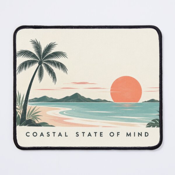 Item preview, Coastal state of mind with nature designed and sold by anytka.