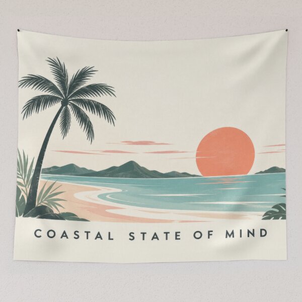 Item preview, Coastal state of mind with nature designed and sold by anytka.