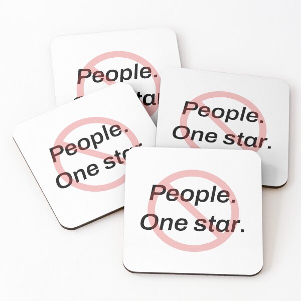 Item preview, People One Star Review Funny Antisocial T-Shirt designed and sold by TeeheesAndCo.