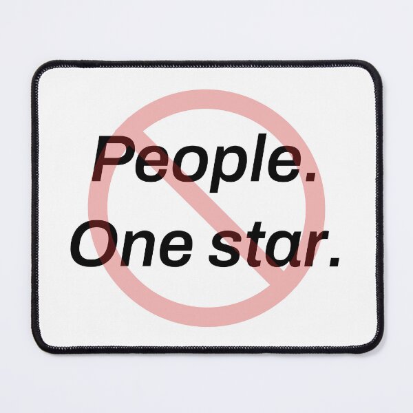 Item preview, People One Star Review Funny Antisocial T-Shirt designed and sold by TeeheesAndCo.