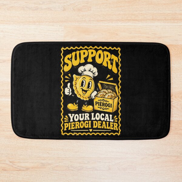 Item preview, Support Your Local Pierogi Dealer Funny Vintage Polish Food designed and sold by Whirx.