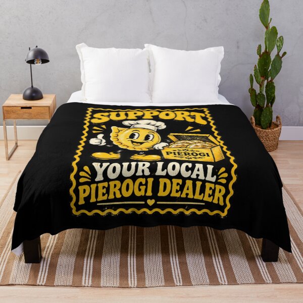 Item preview, Support Your Local Pierogi Dealer Funny Vintage Polish Food designed and sold by Whirx.