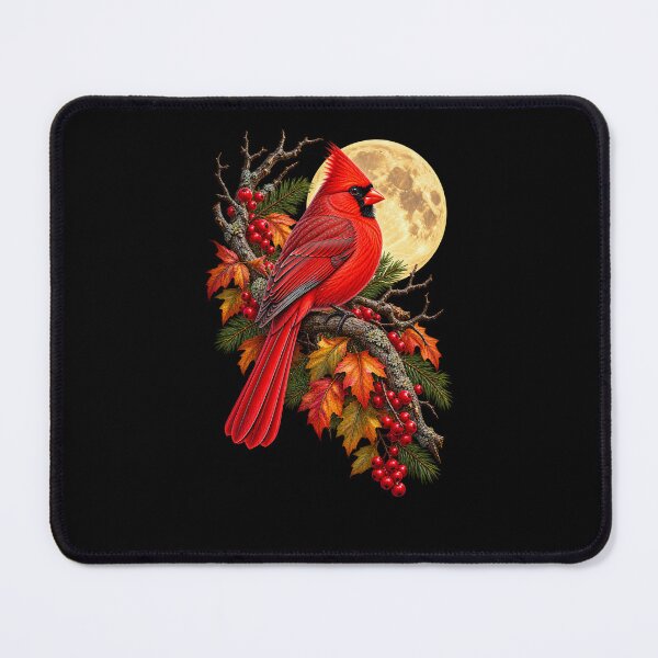 Item preview, Cardinal Under Full Moon designed and sold by RockitBaby.