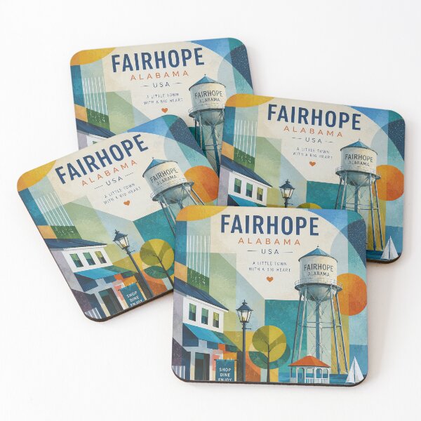 Item preview, Fairhope, Alabama Painting – Beautiful place in the United States of America. designed and sold by GalleryKauffeld.