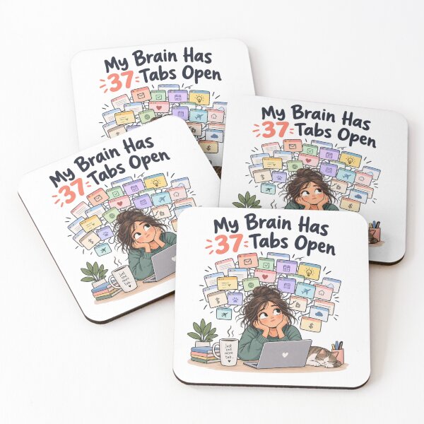 Item preview, my brain has 37 tabs open designed and sold by yourfashionway.