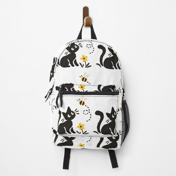 Item preview, cat and bumble bee designed and sold by saranagliccuris.
