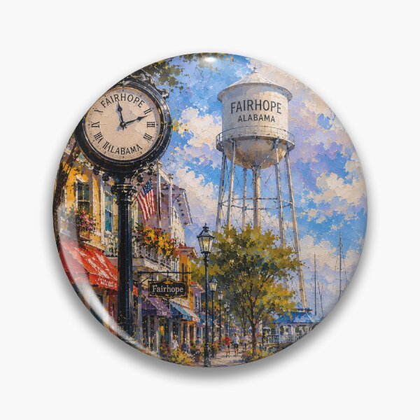 Item preview, Fairhope, Alabama Painting – Beautiful place in the United States of America. designed and sold by GalleryKauffeld.