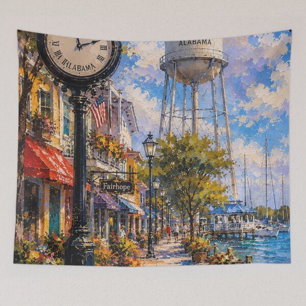 Item preview, Fairhope, Alabama Painting – Beautiful place in the United States of America. designed and sold by GalleryKauffeld.