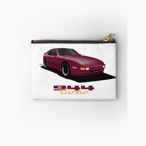 Item preview, 1986 Porsche 944 Zyclam Red Pearl illustration designed and sold by blackdogshop.