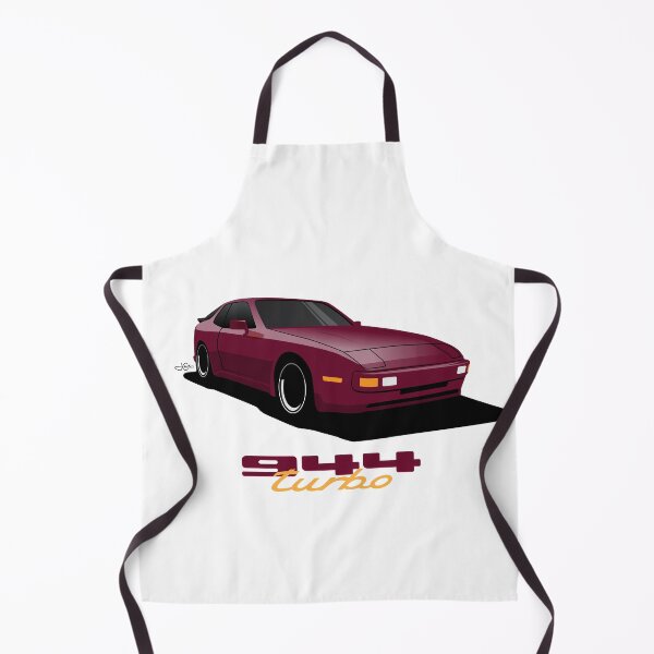 Item preview, 1986 Porsche 944 Zyclam Red Pearl illustration designed and sold by blackdogshop.