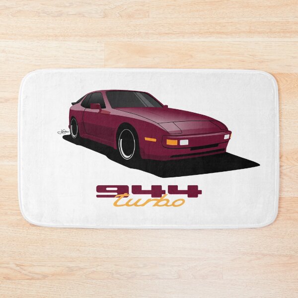 Item preview, 1986 Porsche 944 Zyclam Red Pearl illustration designed and sold by blackdogshop.