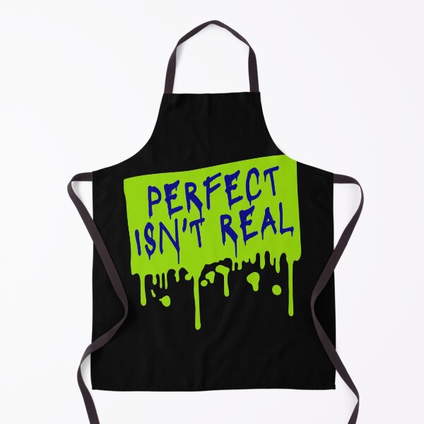 Item preview, Perfect isn't real Inspirational Slogan Logo Text designed and sold by shirt-o-mat.