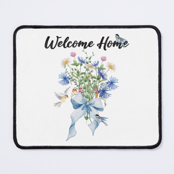 Item preview, Welcome Home with Wildflower Bouquet & Birds designed and sold by JeweledDesigns.