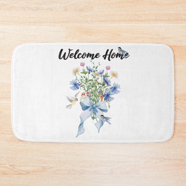 Item preview, Welcome Home with Wildflower Bouquet & Birds designed and sold by JeweledDesigns.
