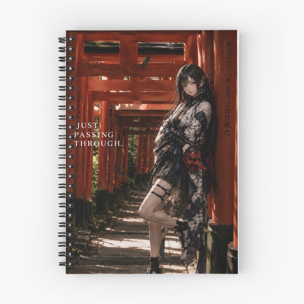 Item preview, Just Passing Through – Tengu Shrine Girl designed and sold by Neo Edo Studio.