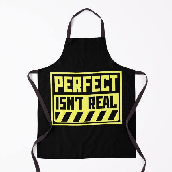Item preview, Perfect isn't real Inspirational Slogan Logo Text designed and sold by shirt-o-mat.
