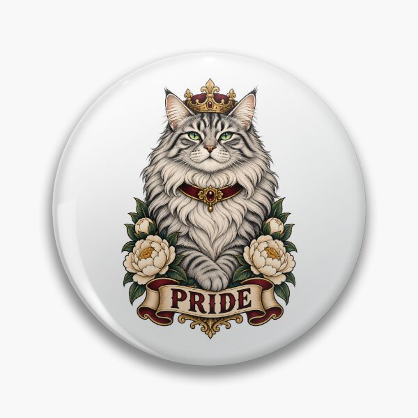 Item preview, Pride Seven Deadly Sins Royal Maine Coon Crown  designed and sold by Old's Cool Cat Studio.