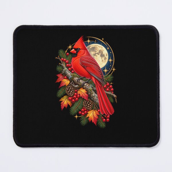 Item preview, Cardinal by Moon and Stars Celestial Night Bird Nature Design designed and sold by RockitBaby.