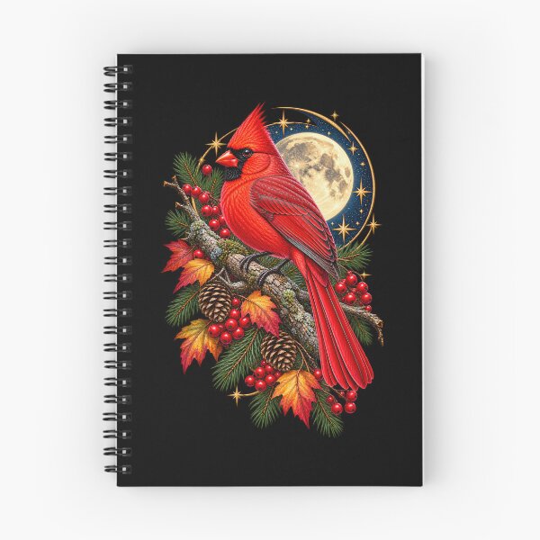 Item preview, Cardinal by Moon and Stars Celestial Night Bird Nature Design designed and sold by RockitBaby.