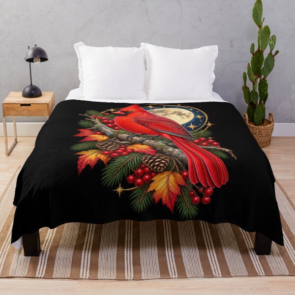 Item preview, Cardinal by Moon and Stars Celestial Night Bird Nature Design designed and sold by RockitBaby.