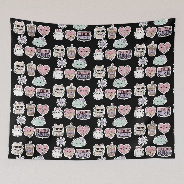 Item preview, Mentally Paused Iced & Unbothered Cute Bundle designed and sold by creativerooney.