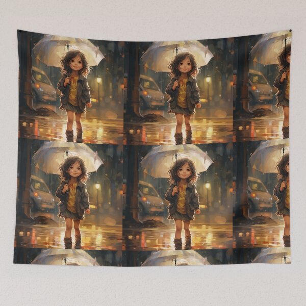 Item preview, Girl with the Umbrella designed and sold by Solace Sparkles.