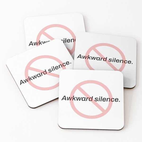 Item preview, Awkward Silence Funny Antisocial T-Shirt designed and sold by TeeheesAndCo.