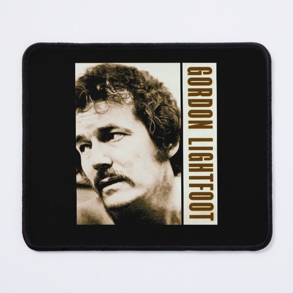 Item preview, Gordon Lightfoot Vintage Sepia Portrait Design designed and sold by Joymurysoa.