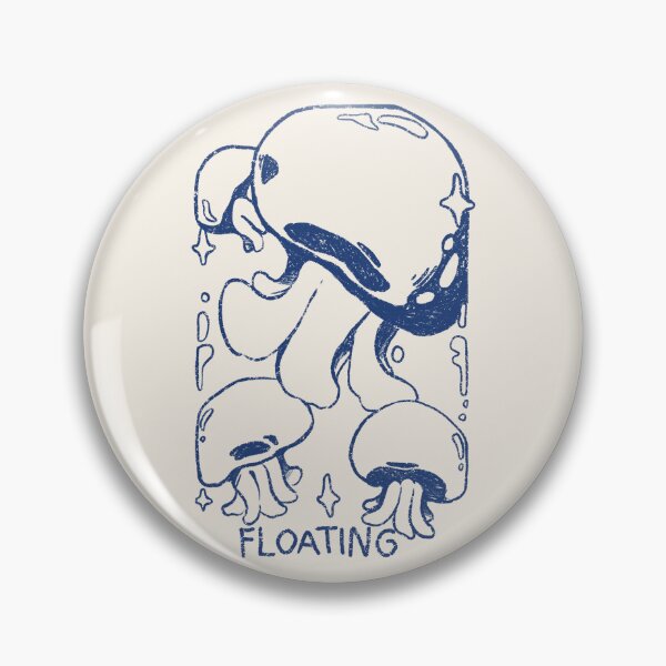 Item preview, Blue Floating Jellyfish designed and sold by i am ANU.