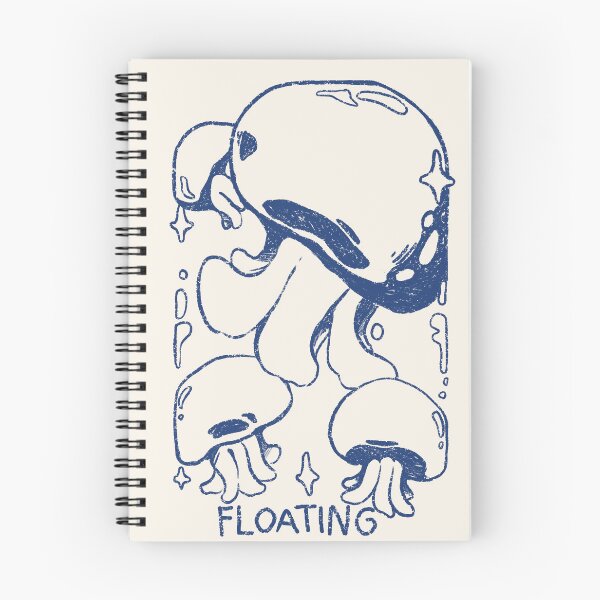 Item preview, Blue Floating Jellyfish designed and sold by i am ANU.