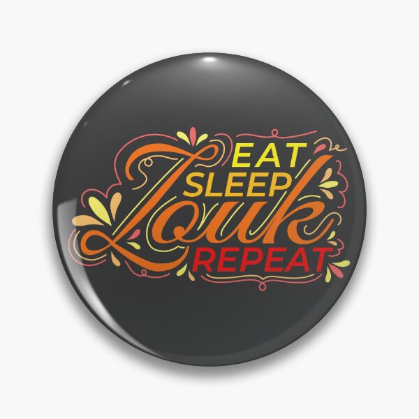 Item preview, Eat Sleep Zouk Repeat Brasilian Zouk dance  designed and sold by Szkicerka.