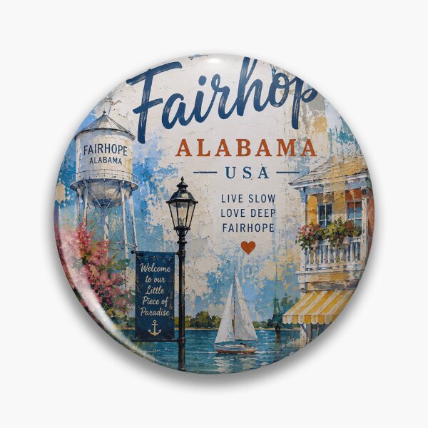 Item preview, Fairhope, Alabama Painting – Beautiful place in the United States of America. designed and sold by GalleryKauffeld.