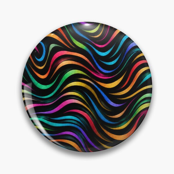 Item preview, Sparkling Rainbow Zebra Waves designed and sold by annenambiro.