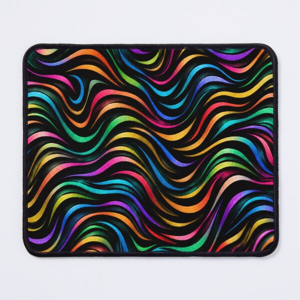 Item preview, Sparkling Rainbow Zebra Waves designed and sold by annenambiro.
