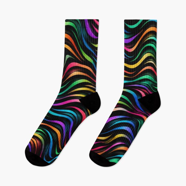 Item preview, Sparkling Rainbow Zebra Waves designed and sold by annenambiro.
