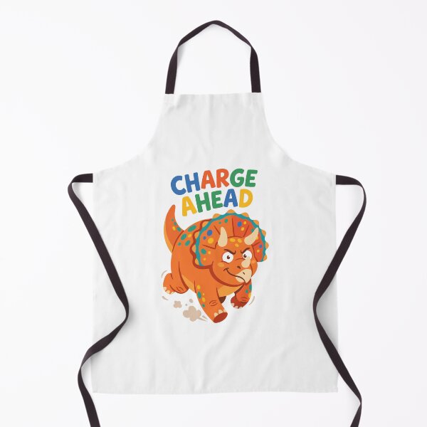Item preview, Cute Triceratops Dinosaur Charge Ahead Cartoon designed and sold by Chillo tees.