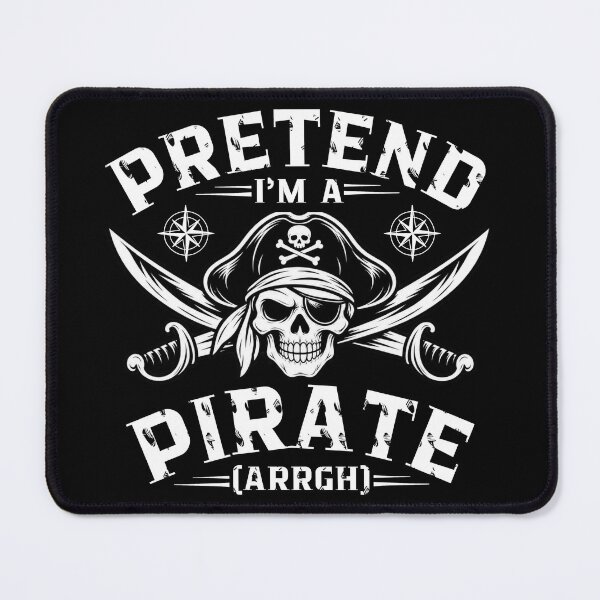 Item preview, Pretend I'm A Pirate Funny Vintage Pirate Lover Tee designed and sold by Teetreasure2.