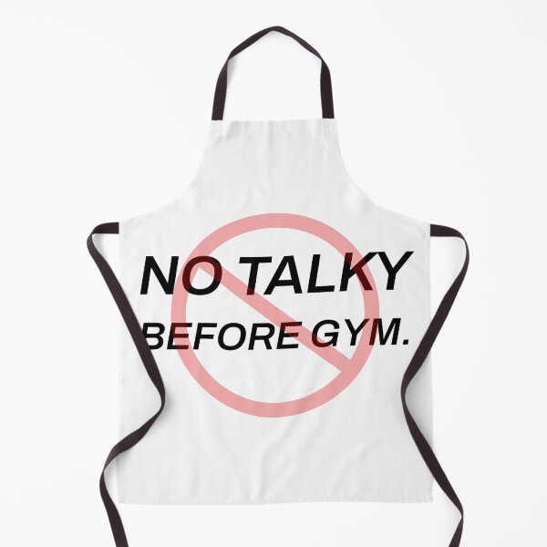 Item preview, No Talky Before Gym Funny Introvert Workout T-Shirt designed and sold by TeeheesAndCo.