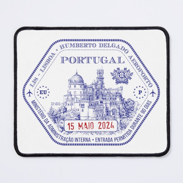 Item preview, Passport Stamp - Lisbon, Portugal designed and sold by travelwitheric.