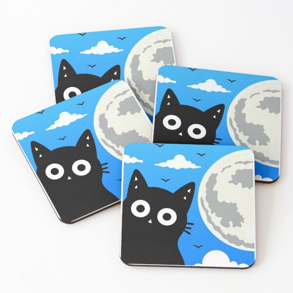 Item preview, Here I Go, Moon! – A Cat’s Lunar Adventure designed and sold by DibujandoPorfa.