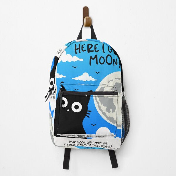 Item preview, Here I Go, Moon! – A Cat’s Lunar Adventure designed and sold by DibujandoPorfa.