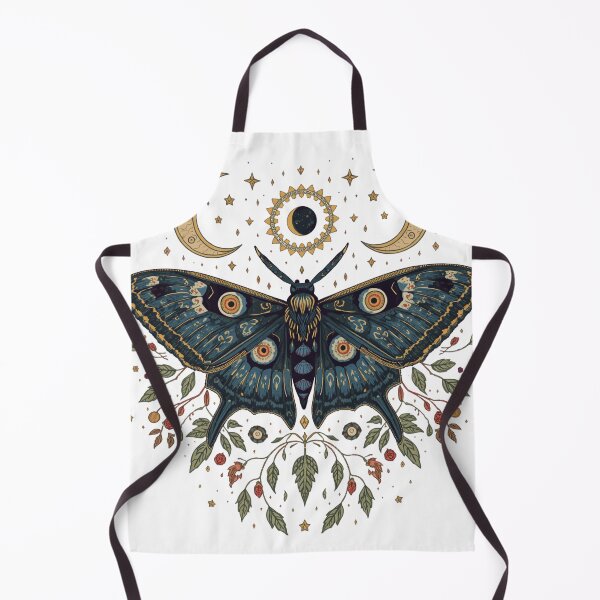 Item preview, Lunar Garden Moth designed and sold by catcurio.