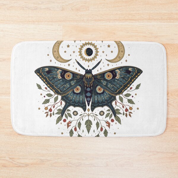 Item preview, Lunar Garden Moth designed and sold by catcurio.