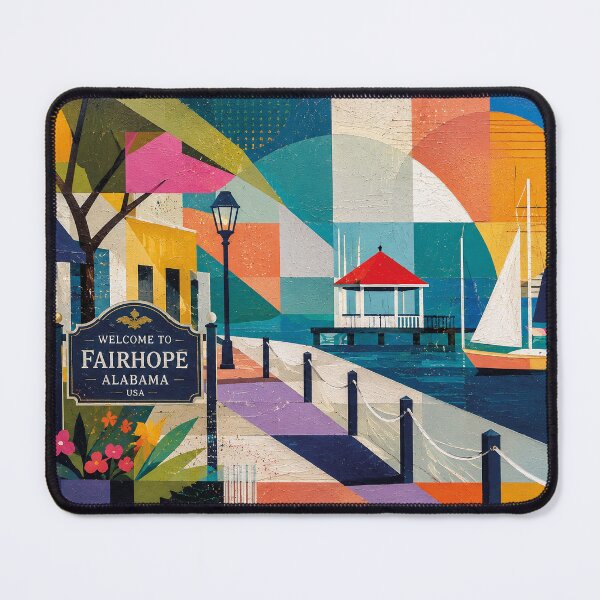 Item preview, Fairhope, Alabama Illustration – Beautiful place in the United States of America. designed and sold by GalleryKauffeld.