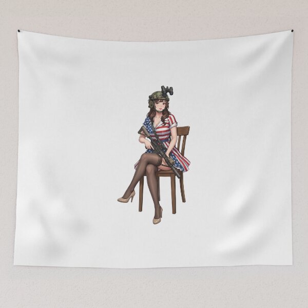 Item preview, American Gun Girl by RAWLIFEGRAPHIC designed and sold by RAWLIFEGRAPHIC.