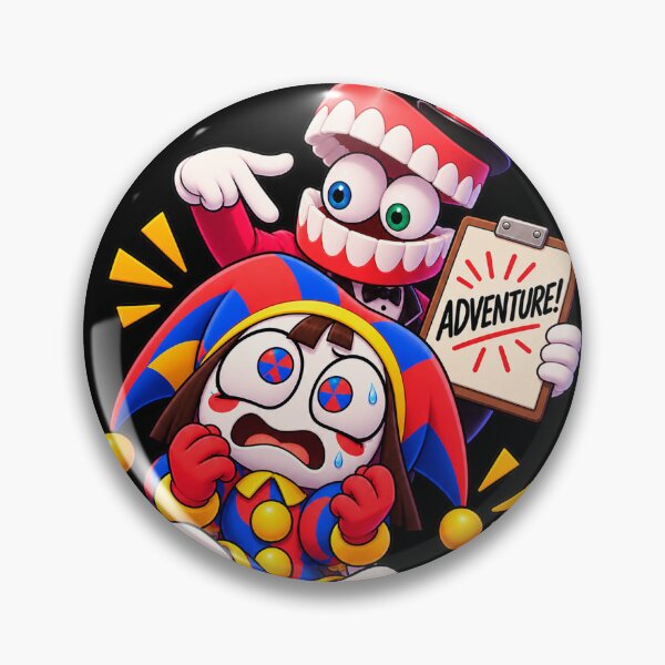 Item preview, The Amazing Digital Circus Adventure – Funny Pomni & Caine Design designed and sold by DogLord.
