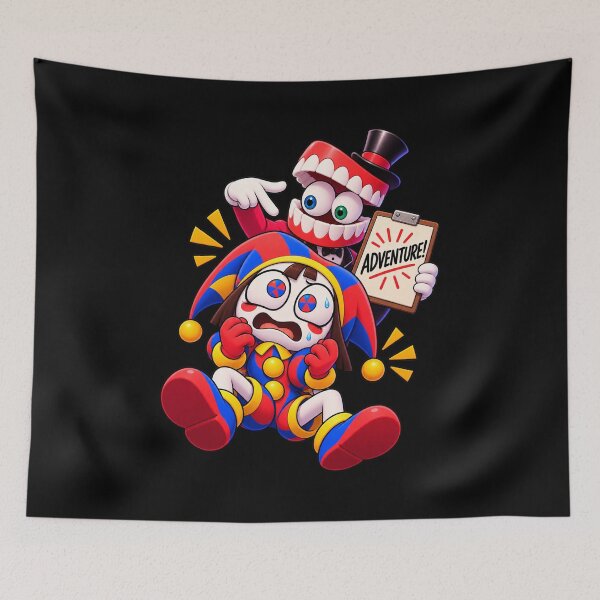 Item preview, The Amazing Digital Circus Adventure – Funny Pomni & Caine Design designed and sold by DogLord.