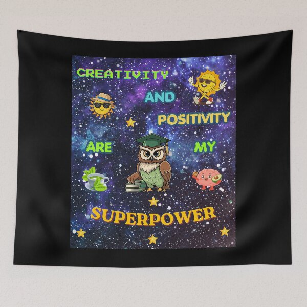 Item preview, Creativity And Positivity Are My Superpower, Gifts For Positivieness People designed and sold by zebek-design.