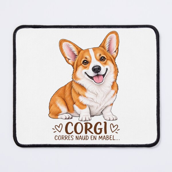 Item preview, Happy smiling Corgi Dog for Dogs lover designed and sold by SABEHAT.